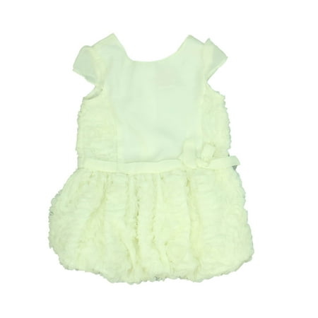 

Pre-owned Jillain s Closet Girls Ivory Special Occasion Dress size: 18 MOnths