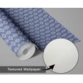 thumbnail image 6 of S4Sassy Peel & Stick Wall Covering, Geometric Print Removable Walls Wrap- Asian Style Walls Mural, Instant Wall Makeover for Bathroom, Closet Interior Self-Adhesive Wallpaper Vinyl- Purple, 25"x120", 6 of 9