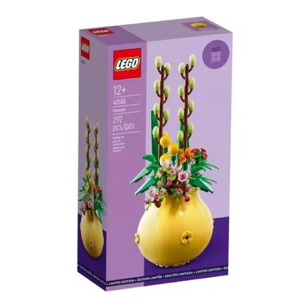 Maceta de Lego # 40588 VIP Edición Limitada (292 piezas) LEGO Botanical, Maceta Elegante; 40588
