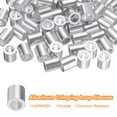 thumbnail image 3 of 60 Pcs Aluminum Crimping Loop Sleeves for 3/16" Diameter Wire Rope, Round Wire Rope Sleeve for Cable Line End, 3 of 6