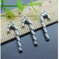 thumbnail image 2 of U8MO 8~50pc Retro XMAS Crutches Alloy Charms Pendant Jewelry Making DIY 27*9mm-50pcs, 2 of 9