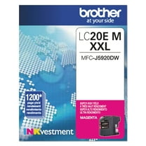 Brother LC20EM INKvestment Super High-Yield Ink, Magenta