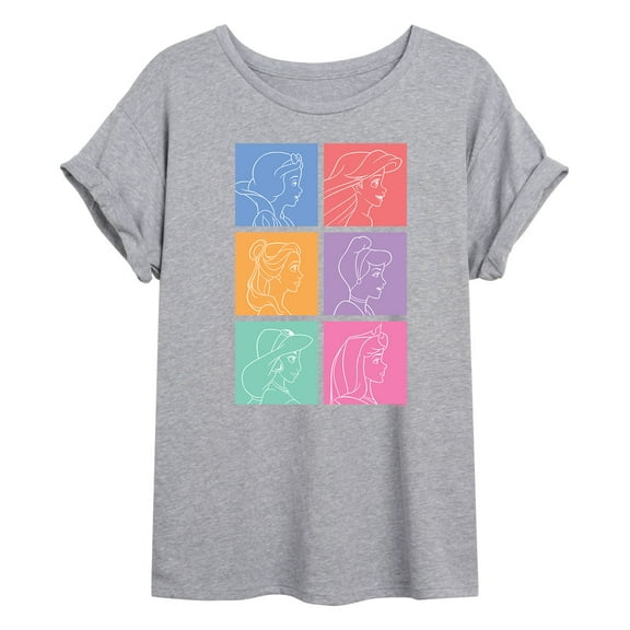 Disney Princess - Princess Grid - Women's Oversized T-Shirt