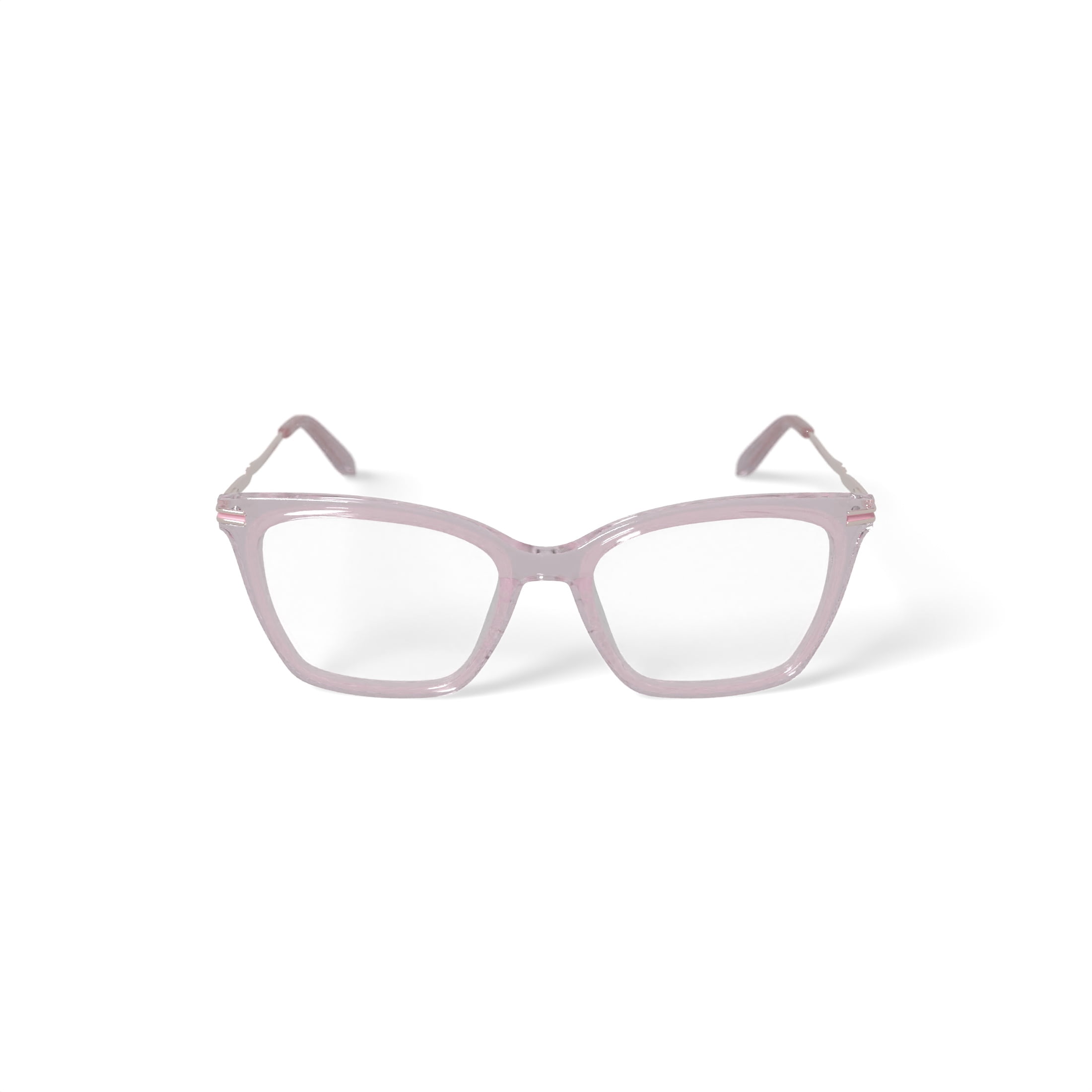 Sophia Loren Women's H07Z Cat Eye Prescription Eyeglasses with Case, Pink