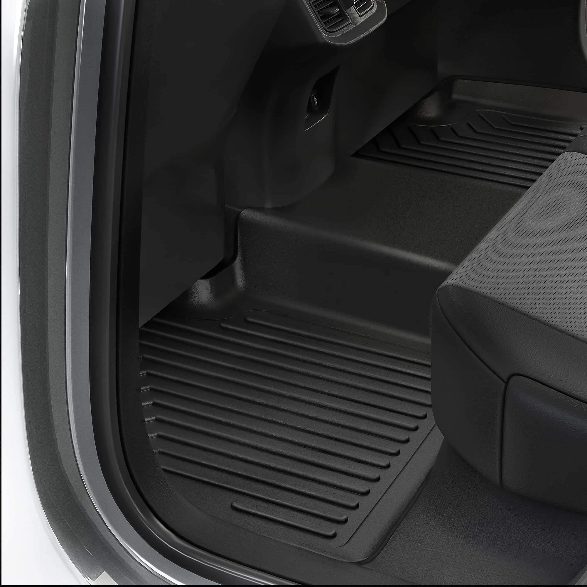 RVNI Floor Mats Fit 2 Row Floor Mat Liners for 2021-2023 Hyundai Santa Fe TPE All-Weather