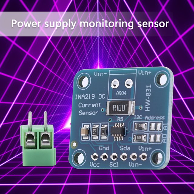 Módulo de sensor de monitoreo de potencia de corriente bidireccional HW-831 INA219 I2C