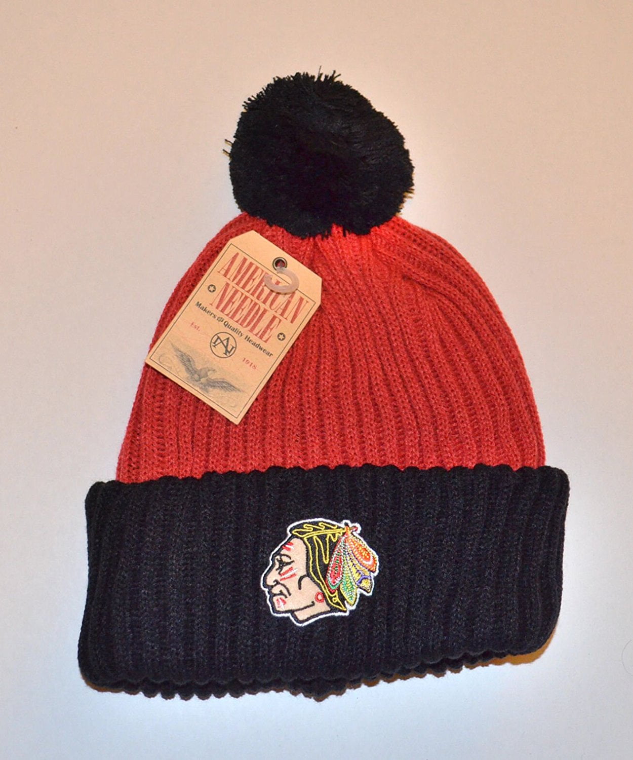 TwoTone Beanie Rusty & Red