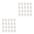 thumbnail image 1 of Gancho de Pared Autoadhesivo Billuyoard 20 Piezas Blanco, 1 of 6