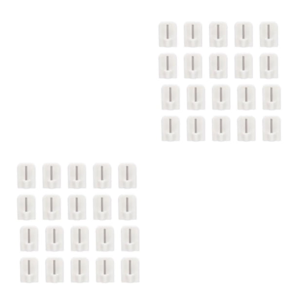 Gancho de Pared Autoadhesivo Billuyoard 20 Piezas Blanco
