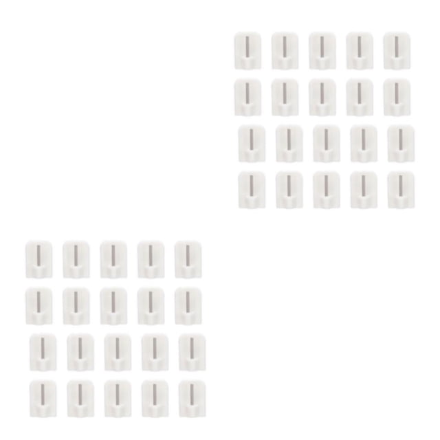 Gancho de Pared Autoadhesivo Billuyoard 20 Piezas Blanco