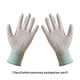 thumbnail image 5 of Guante protector de trabajo Minnieouse para hombre y mujer antideslizantes transpirables construcción Blanco S, 5 of 6