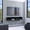 Black, variant on Melamine-Finished Particle Board | Fit TVs up to 60 inches, Use in Living Spaces | Provide Stable Storage for 50 lbs