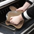 thumbnail image 2 of Ritz Terry Potholder & Hot Pad: Unparalleled Heat Resistant Durable 100% Cotton - Ergonomically Designed For Optimal Grip - Easy-Care Machine Washable Perfect For Your Kitchen - Mocha Brown 2-Pk, 2 of 5