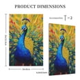 thumbnail image 3 of KLL Peacocks Pattern Electrical Outlet Covers, 3" x 5" 1 Pack Electric Receptacle Plug Covers for Decorator Receptacle Outlet & Switch-Style V, 3 of 6