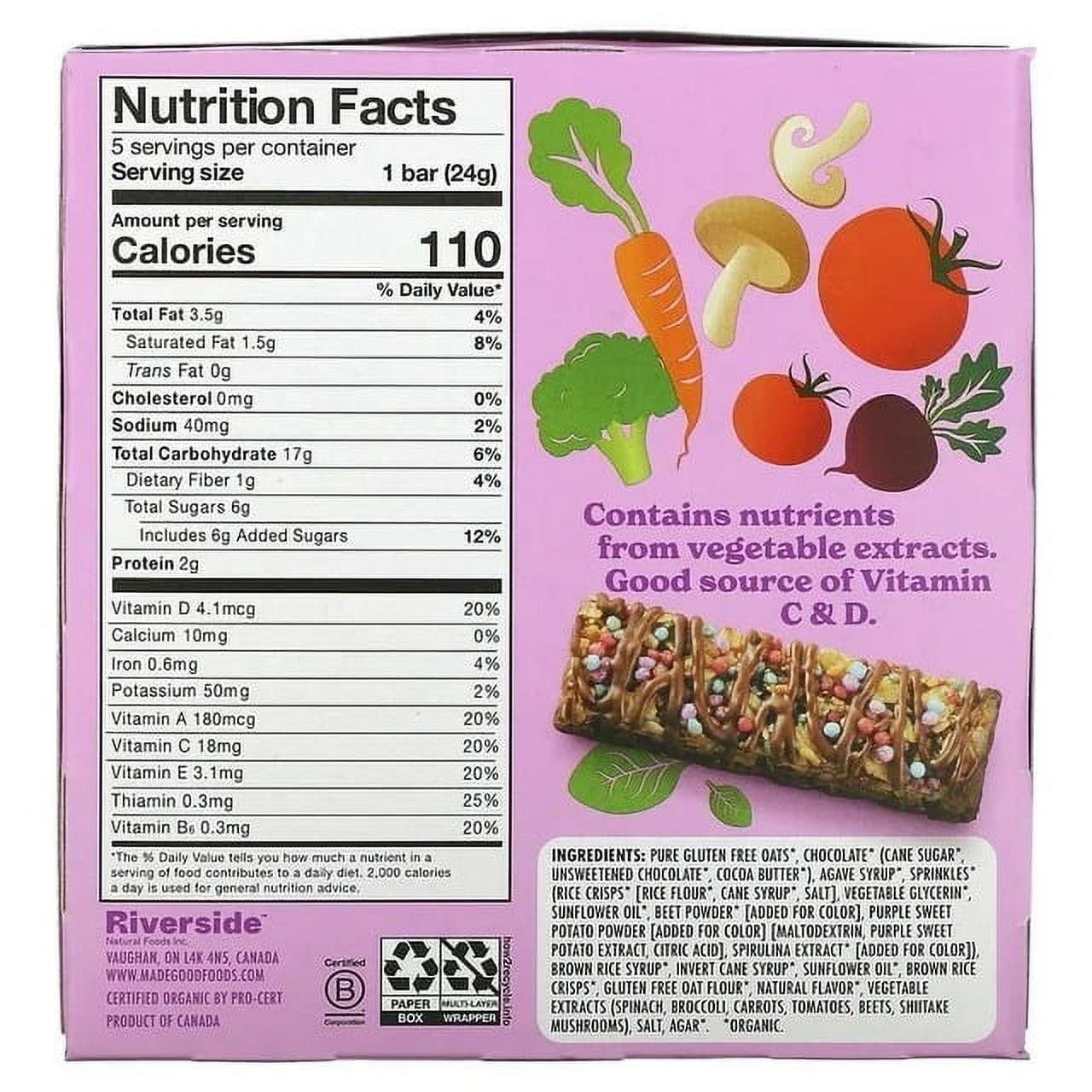 MadeGood, Granola Bars, Chocolate Drizzled, Birthday Cake, 5 Bars, 0.85 oz   (2 Pack)
