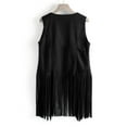 thumbnail image 4 of ALLLIST Womens Tops Plus Size Black V-Neck Flowy Sleeveless Solid Tank Tops Tank Top for Women L, 4 of 4