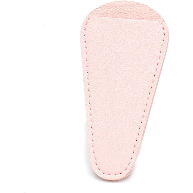 Scissors Sheath Leather Scissors Covers Protector Colorful Sewing Scissor Sheath Portable Eyebrow Trimming Beauty,Pink