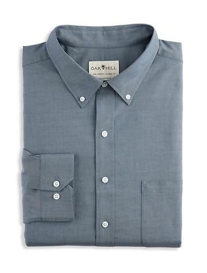 oak hill dress shirts Oak Hill by DXL Men's Big and Tall Oxford Dress Shirt Italian Plum