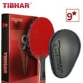 thumbnail image 2 of TIBHAR 6/7/8/9 Star Table Tennis Racket Superior Sticky Rubber Carbon Blade Ping Pong Rackets Professional Pimples-in Sticky 8 star FL handle, 2 of 6