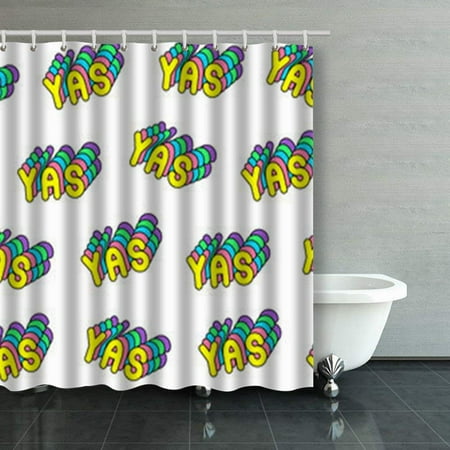 Artjia Quirky Seamless Pattern Patches Stickers Badges Shower