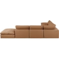 thumbnail image 3 of Meridian Furniture Comfy Cognac Vegan Leather 7-Pc. Modular Sectional, 3 of 11