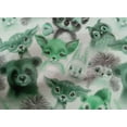 thumbnail image 4 of oneOone Cotton Poplin Mint Green Fabric Animals Watercolor Sewing Fabric By The Yard Printed Diy Clothing Sewing Supplies 42 Inch Wide, 4 of 4