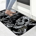 thumbnail image 4 of ONETECH Skeleton Skulls Bones Square Floor Mat Indoor/Outdoor/Front Door/Bathroom Mats for Home Entrance 19.68*47.24 in, 4 of 6