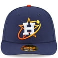 thumbnail image 2 of Men's New Era Navy Houston Astros 2022 City Connect Low Profile 59FIFTY Fitted Hat, 2 of 7