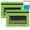 Green, variant on Djiypn Pencil Pouch for 3 Ring Binder, Bulk Pencil Bags, Pencil Bags with Zipper Pockets, Sturdy and Durable Cloth Pencil Cases with Clear Window for Office Supplies,1 Pack, Pink