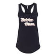 thumbnail image 2 of Wild Bobby Twirler Mom Girl Sports Women Racerback Tank Top, Black, Small, 2 of 5
