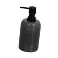 thumbnail image 3 of Botella de dispensador de jabón líquido de 500 ml 7.5x17 cm versátil recargable Dispensador de fluido de lavado a mano para el baño Ligera elegante Gris oscuro, 3 of 8