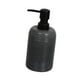 thumbnail image 3 of Dispensador de jabón líquido de 500 ml, recargable, elegante para encimera de baño. Gris oscuro, 3 of 9