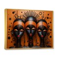 thumbnail image 2 of Designart "African Tribal flow IV" African Tribal Floater Framed Canvas Art Print, 2 of 7