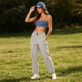 thumbnail image 7 of Luvrsol Sweatpants Women Plus Size Solid Track Pants Elastic Drawstring Outdoor Cargo S-3XL, 7 of 7