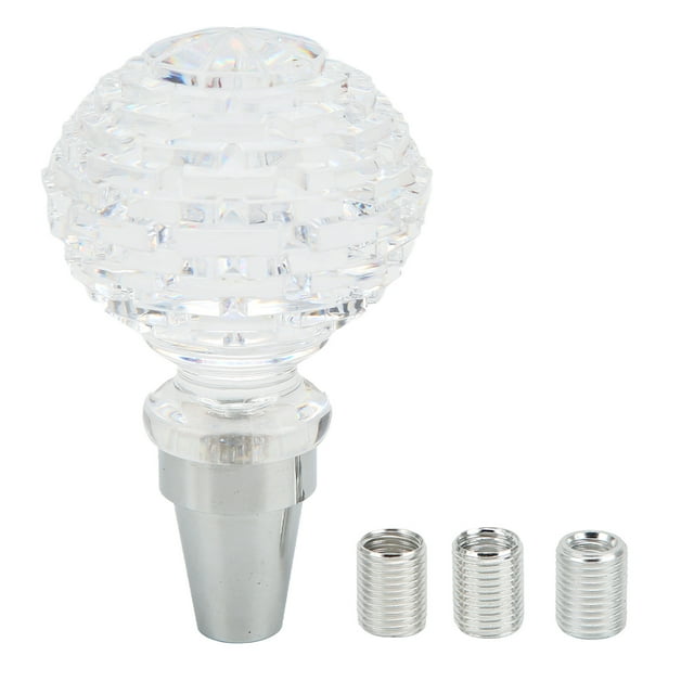 Gear Stick Head, Better Grip Ball Knob Round With 3 Adapters For Manual Transmission Car Type B