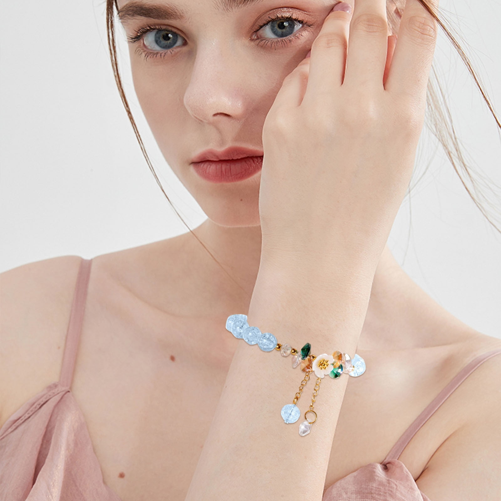 Girls Beaded Flower Bracelets Set of Two | Girls bracelets | Accessorize  Global