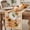 Pumpkin Orange, Alabaster White, variant on Thanksgiving Pumpkins Table Runner - 72 Inch Long Fall Maple Leaves Berries Tan Plaid Cotton and Linen Blended Dress Scarves Farmhouse Table Runner for Kitchen Dining, Coffee Table, 13" x 72"