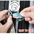 thumbnail image 4 of Leather Luggage Tag For Suitcases: 3-Pack Bright & Cute Luggage Tags For Suitcase TSA Approved, Privacy Travel Bag Tags for Luggage Is Airplane Travel Essentials For Women, Travel Luggage Accessories, 4 of 6