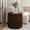 Brown, variant on 19.29"H Round Outdoor Indoor Side Table, Modern Wood Grain Patio Garden Stool, Sturdy MGO (Magnesium Oxide) Waterproof, No-Assembly Table for Patio, Garden, Backyard, Living Room (Wood Color)
