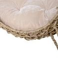 thumbnail image 6 of Demi Bonn 22" Handcrafted Elevated Cat Bed with Plush Pillow, Egg-Shaped Cat Seat, Wicker Cat House with Stand for Indoor Cats, Brown, 6 of 11