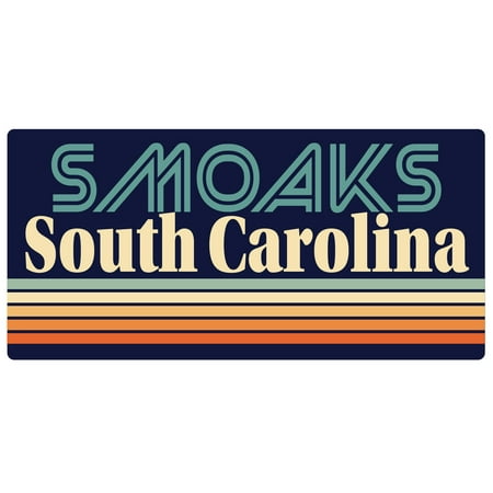

Smoaks South Carolina 5 x 2.5-Inch Fridge Magnet Retro Design