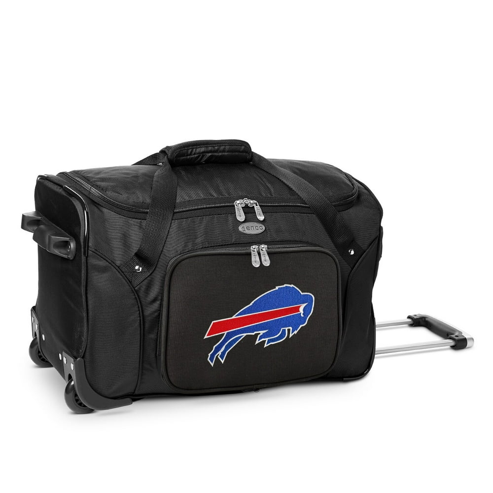 Buffalo Bills 22" 2Wheeled Duffel Bag Black