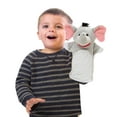 thumbnail image 3 of Melissa & Doug Zoo Animals Hand 3 Plush Puppets, 3 of 4