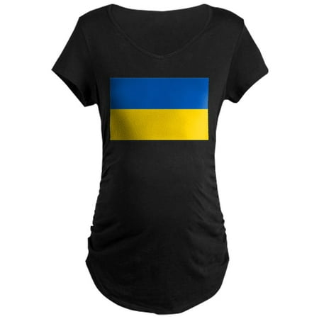 

CafePress - Flag Of Ukraine Maternity T Shirt - Maternity Dark T-Shirt