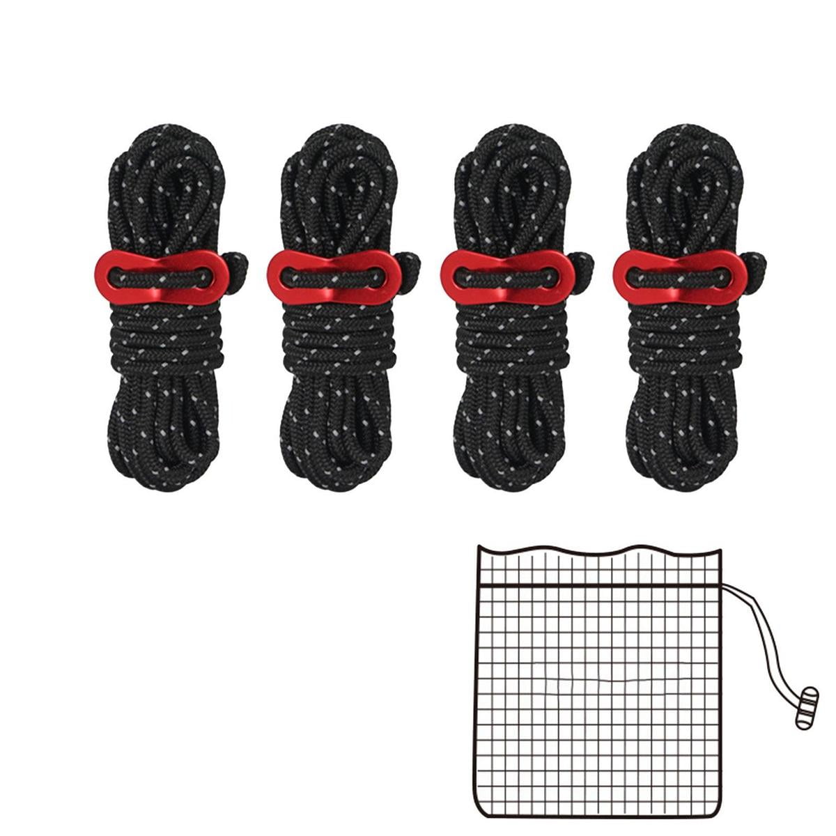Tent RopeReflective Outdoor Guy Lines Tent CordsFlexible Camping Rope