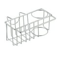 thumbnail image 1 of Kitchen Sink Organizer, 2-in-1 Stainless Steel Sponge Holder, 304 Rustproof Sink Frame Bathroom Accessory Space Saver, 1 of 2