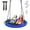 Blue, variant on Gymax 40'' 770 lbs Flying Saucer Tree Swing Kids Gift w/ 2 Tree Hanging Straps Colorful