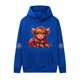 thumbnail image 3 of MHFRRA Sudadera con Capucha Informal de Manga Larga, Suave y Cómoda, Ideal para Uso Diario y Actividades Al Aire Libre, con Cordón Ajustable y Un Espacioso Bolsillo Frontal Azul, 3 of 3