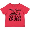 thumbnail image 3 of Inktastic My First Cruise with Cruise Ship and Palm Trees Boys or Girls Toddler T-Shirt, 3 of 5