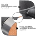thumbnail image 3 of HEALEEP Mini Cast Iron Skillet with Long Handle, 4.3 Inch Frying Pan, Nonstick Ceramic Pot for Eggs and Small Cooking Tasks, Pre Seasoned Cookware for Home Use, 3 of 8